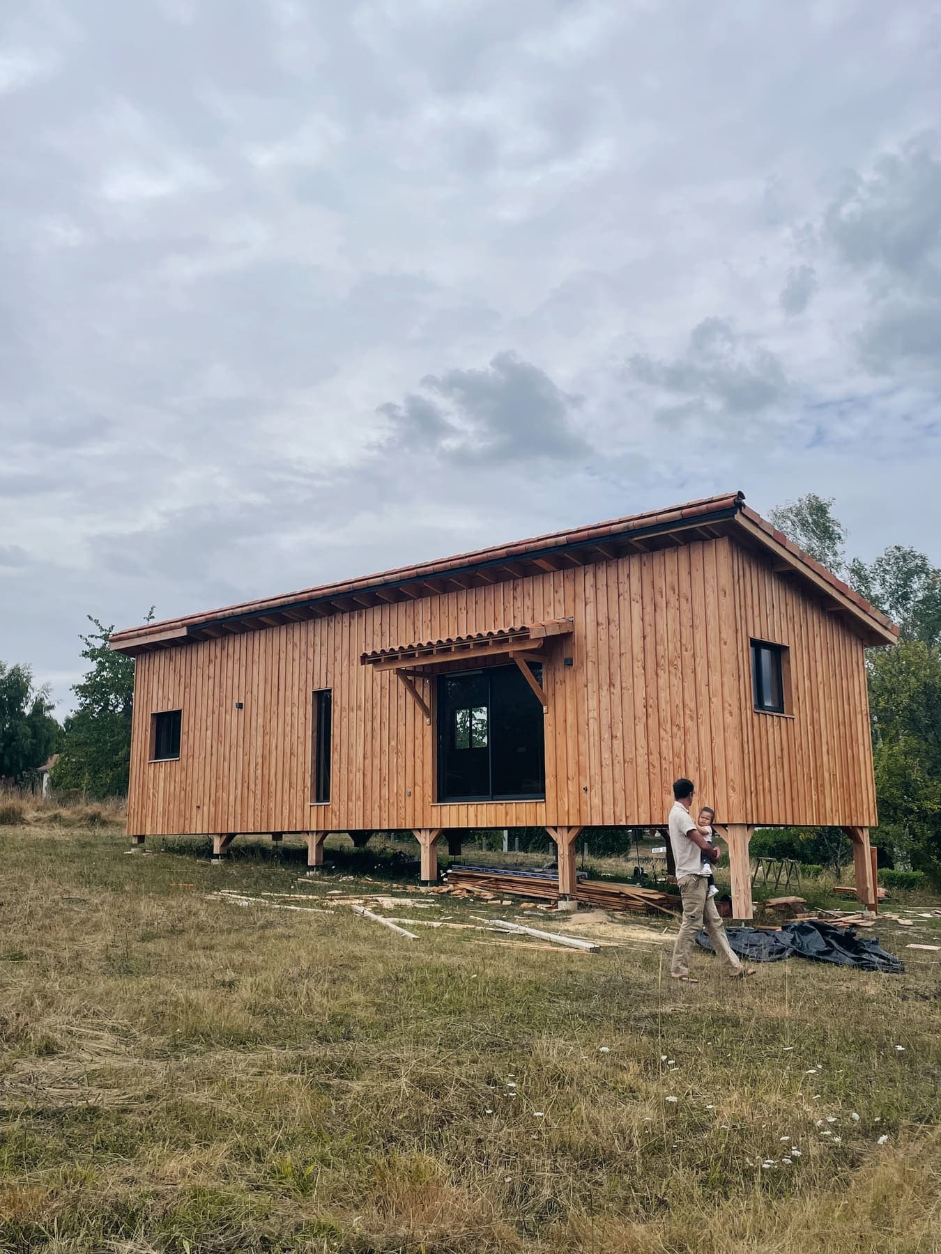 Cottage sur pilotis